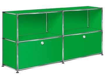 USM Haller Sideboard mit 2 Schubladen grün