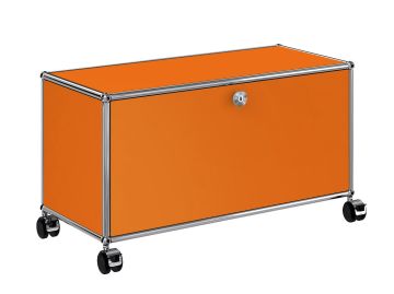 usm haller tv hifi möbel reinorange