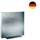 QLOCKTWO EARTH 13.5 Metal (DE)