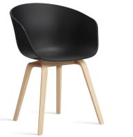 About A Chair AAC22 inkl. Filzgleiter (schwarz)