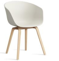 About A Chair AAC22 inkl. Filzgleiter (melange cream)