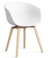 About A Chair AAC22 inkl. Filzgleiter (weiß)