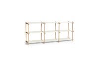 Woody Regal Low (Almond white) (Eiche geseift)