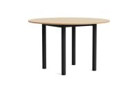 Annex-Table-Round Ø120 cm ( eiche,schwarz)
