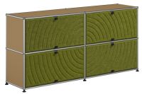 USM Haller Sideboard mit 4 Soft Panels (USM beige)
