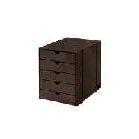 USM Haller Inos Kasten-Set C4 mit 5 Schubladen (USM Braun)