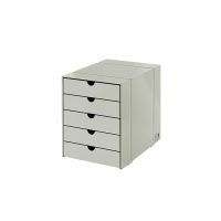 USM Haller Inos Kasten-Set C4 mit 5 Schubladen (lichtgrau)