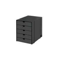 USM Haller Inos Kasten-Set C4 mit 5 Schubladen (anthrazitgrau))