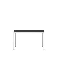 USM Haller-Tisch 125x50 cm (Linoleum schwarz)